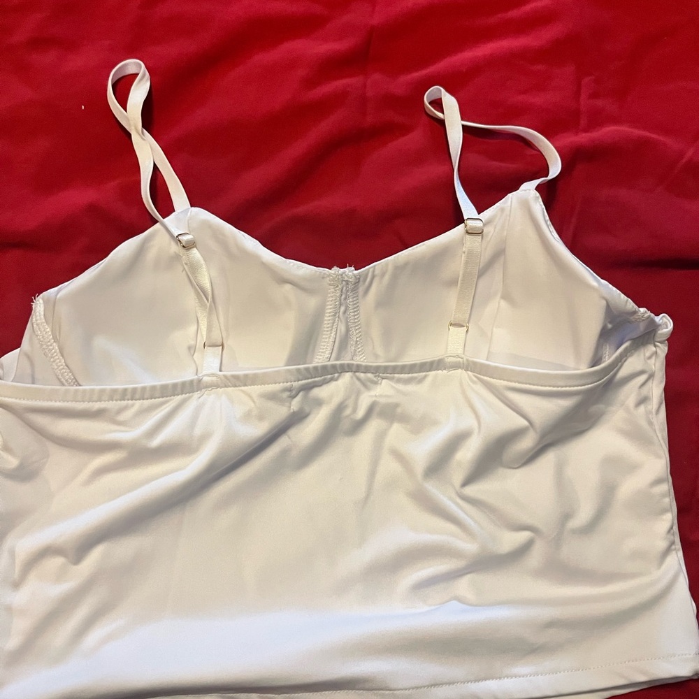 White crop top